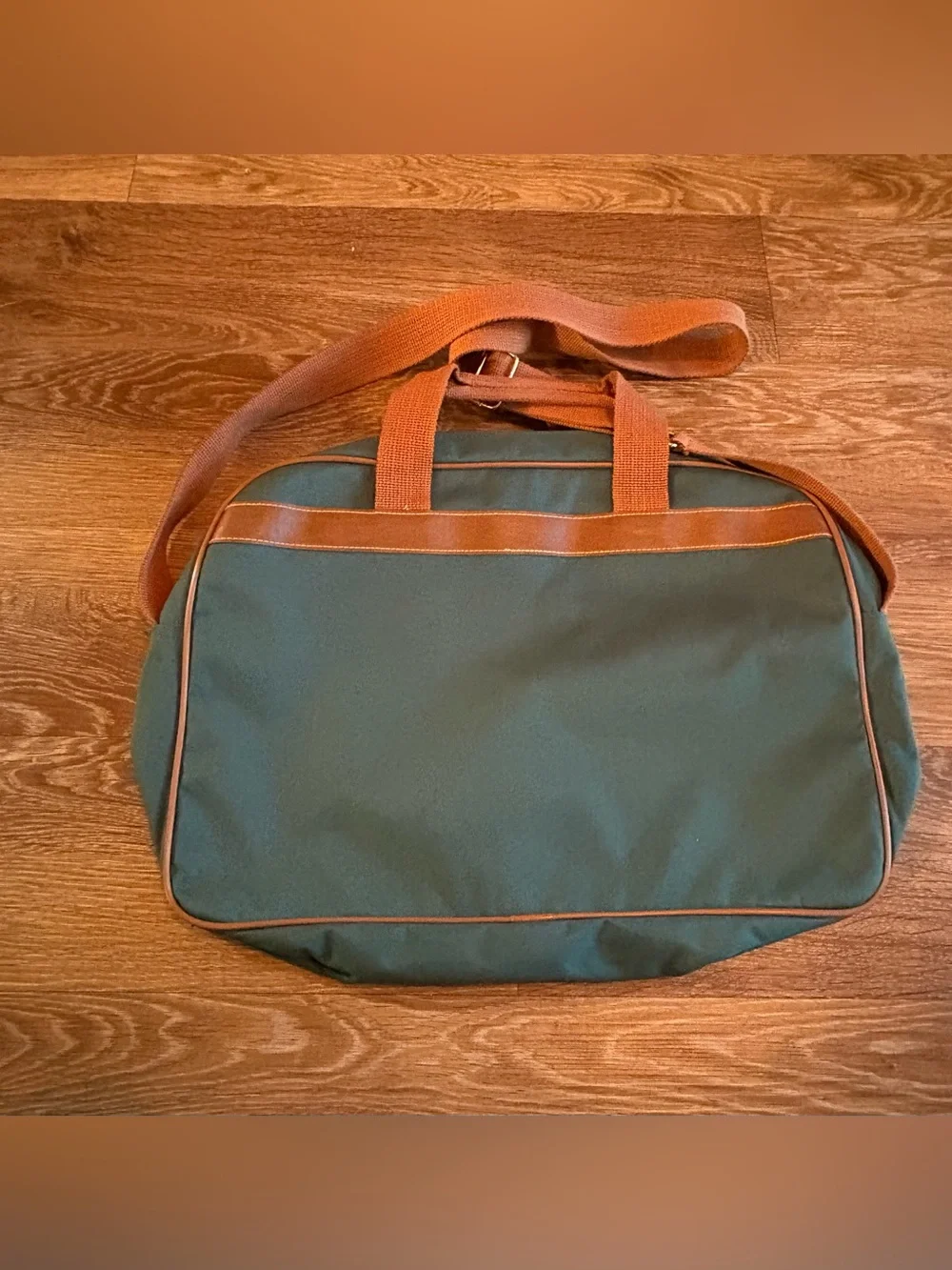 Polo by Ralph Lauren Teal Duffel and Travel Bags with Brown Trim - Men Bags
